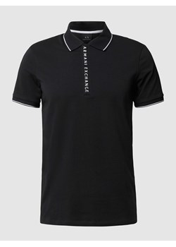 Koszulka polo z detalami z logo ze sklepu Peek&Cloppenburg  w kategorii T-shirty męskie - zdjęcie 168091738