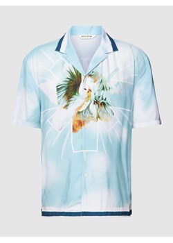 Koszula casualowa z wiskozy z nadrukiem z motywem ze sklepu Peek&Cloppenburg  w kategorii Koszule męskie - zdjęcie 168092335