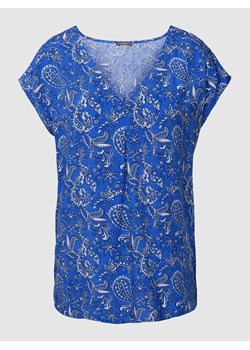 Bluzka z czystej wiskozy z kontrafałdą ze sklepu Peek&Cloppenburg  w kategorii Bluzki damskie - zdjęcie 168093147