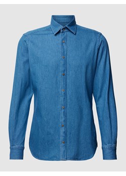 Koszula casualowa z imitacji denimu model ‘Livio’ ze sklepu Peek&Cloppenburg  w kategorii Koszule męskie - zdjęcie 168093728