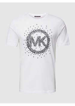 T-shirt z nadrukiem z logo model ‘SCATTERED’ ze sklepu Peek&Cloppenburg  w kategorii T-shirty męskie - zdjęcie 168094009