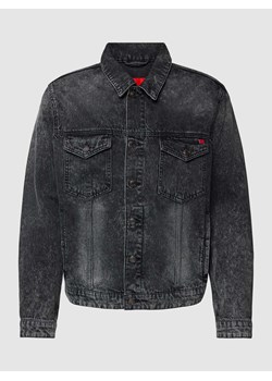 Kurtka jeansowa z kieszeniami na piersi ze sklepu Peek&Cloppenburg  w kategorii Kurtki męskie - zdjęcie 168094099
