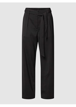 Spodnie materiałowe z materiałowym paskiem model ‘Andrea’ ze sklepu Peek&Cloppenburg  w kategorii Spodnie damskie - zdjęcie 168094298