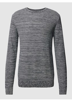 Sweter z dzianiny z efektem melanżu ze sklepu Peek&Cloppenburg  w kategorii Swetry męskie - zdjęcie 168095158