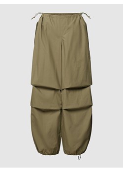 Spodnie materiałowe z elastycznym pasem ze sklepu Peek&Cloppenburg  w kategorii Spodnie damskie - zdjęcie 168095315