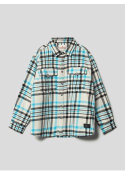Koszula ze wzorem w kratę glencheck model ‘LEANO’ ze sklepu Peek&Cloppenburg  w kategorii Koszule chłopięce - zdjęcie 168096067