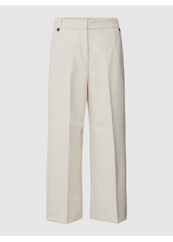 Spodnie z zakładkami w pasie z dodatkiem wiskozy model ‘BARABBA’ ze sklepu Peek&Cloppenburg  w kategorii Spodnie damskie - zdjęcie 168096085