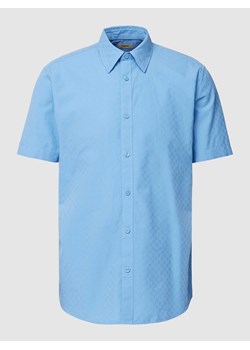 Koszula casualowa o kroju slim fit z fakturowanym wzorem model ‘DOBBY’ ze sklepu Peek&Cloppenburg  w kategorii Koszule męskie - zdjęcie 168096135