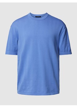 T-shirt z fakturowanym wzorem model ‘DERICO’ ze sklepu Peek&Cloppenburg  w kategorii T-shirty męskie - zdjęcie 168096347