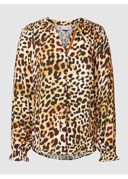 Bluzka z wiskozy ze zwierzęcym nadrukiem ze sklepu Peek&Cloppenburg  w kategorii Bluzki damskie - zdjęcie 168096437