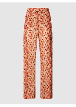 Spodnie materiałowe ze wzorem na całej powierzchni model ‘GEMONA’ ze sklepu Peek&Cloppenburg  w kategorii Spodnie damskie - zdjęcie 168096567