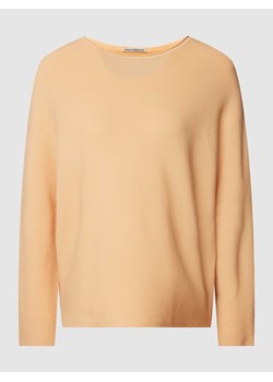 Sweter z dzianiny z efektem prążkowania model ‘MIMAS’ ze sklepu Peek&Cloppenburg  w kategorii Swetry damskie - zdjęcie 168096727
