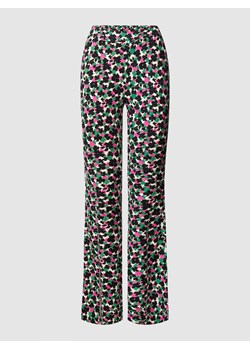Spodnie materiałowe z kwiatowym wzorem model ‘Cute Flower’ ze sklepu Peek&Cloppenburg  w kategorii Spodnie damskie - zdjęcie 168097176