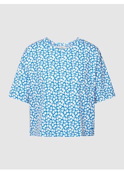 T-shirt z kwiatowym wzorem na całej powierzchni ze sklepu Peek&Cloppenburg  w kategorii Bluzki damskie - zdjęcie 168097269