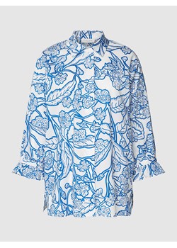 Bluzka koszulowa z wzorem na całej powierzchni ze sklepu Peek&Cloppenburg  w kategorii Koszule damskie - zdjęcie 168098049