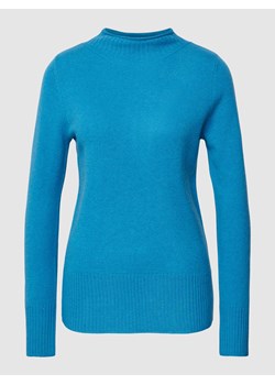 Sweter z dzianiny z wełny ze stójką ze sklepu Peek&Cloppenburg  w kategorii Swetry damskie - zdjęcie 168098145