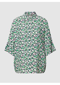 Bluzka koszulowa z wzorem na całej powierzchni ze sklepu Peek&Cloppenburg  w kategorii Koszule damskie - zdjęcie 168098377