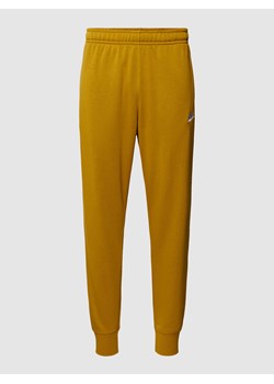 Spodnie dresowe z elastycznym ściągaczem ze sklepu Peek&Cloppenburg  w kategorii Spodnie męskie - zdjęcie 168099029