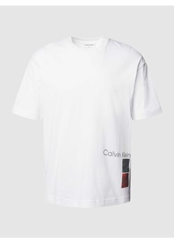 T-shirt z nadrukiem z logo ze sklepu Peek&Cloppenburg  w kategorii T-shirty męskie - zdjęcie 168099358