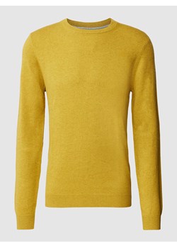 Sweter z dzianiny z efektem melanżu ze sklepu Peek&Cloppenburg  w kategorii Swetry męskie - zdjęcie 168099628