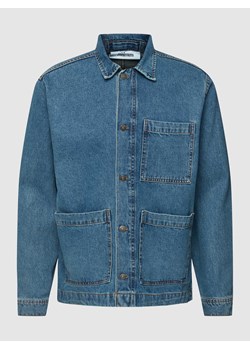 Kurtka jeansowa z wpuszczanymi kieszeniami model ‘Fate’ ze sklepu Peek&Cloppenburg  w kategorii Kurtki męskie - zdjęcie 168100228