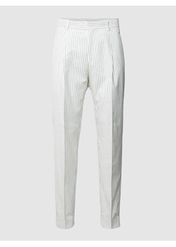 Spodnie do garnituru ze wzorem w paski model ‘Luis’ ze sklepu Peek&Cloppenburg  w kategorii Spodnie męskie - zdjęcie 168100248