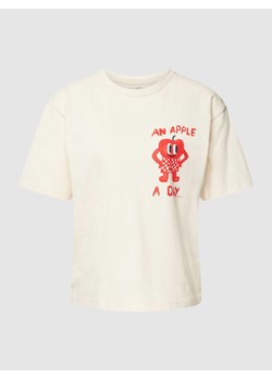 T-shirt z nadrukowanym motywem ze sklepu Peek&Cloppenburg  w kategorii Bluzki damskie - zdjęcie 168100318