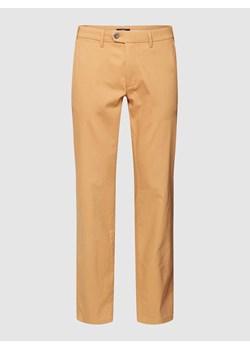 Spodnie z detalami z logo model ‘Jonas’ ze sklepu Peek&Cloppenburg  w kategorii Spodnie męskie - zdjęcie 168100339