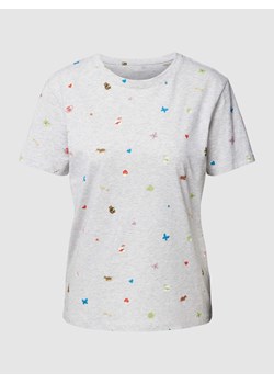 T-shirt we wzory na całej powierzchni ze sklepu Peek&Cloppenburg  w kategorii Bluzki damskie - zdjęcie 168100486