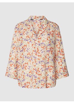 Bluzka z bawełny ze wzorem na całej powierzchni ze sklepu Peek&Cloppenburg  w kategorii Bluzki damskie - zdjęcie 168100688