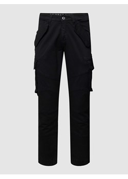 Spodnie cargo z detalami z logo model ‘COMBAT’ ze sklepu Peek&Cloppenburg  w kategorii Spodnie męskie - zdjęcie 168101208