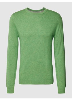 Sweter z dzianiny z efektem melanżu ze sklepu Peek&Cloppenburg  w kategorii Swetry męskie - zdjęcie 168102505