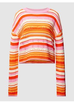 Sweter z dzianiny w paski ze sklepu Peek&Cloppenburg  w kategorii Swetry damskie - zdjęcie 168102959