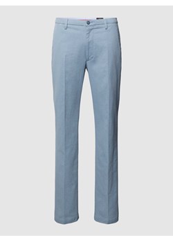 Spodnie o kroju regular fit w kant model ‘brody’ ze sklepu Peek&Cloppenburg  w kategorii Spodnie męskie - zdjęcie 168102969