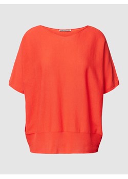 T-shirt o kroju oversized z imitacji dzianiny model ‘SOMELI’ ze sklepu Peek&Cloppenburg  w kategorii Bluzki damskie - zdjęcie 168103069