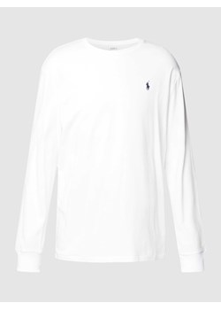 Bluzka z długim rękawem z wyhaftowanym logo ze sklepu Peek&Cloppenburg  w kategorii T-shirty męskie - zdjęcie 168103328