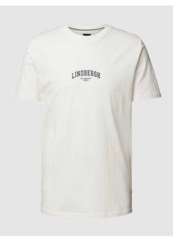 T-shirt z nadrukiem z logo i okrągłym dekoltem ze sklepu Peek&Cloppenburg  w kategorii T-shirty męskie - zdjęcie 168103448