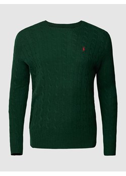 Sweter z dzianiny PLUS SIZE ze ściegiem warkoczowym ze sklepu Peek&Cloppenburg  w kategorii Swetry męskie - zdjęcie 168103507