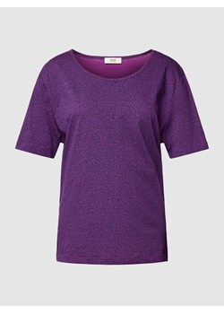 T-shirt we wzory na całej powierzchni ze sklepu Peek&Cloppenburg  w kategorii Bluzki damskie - zdjęcie 168103605