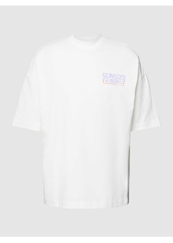 T-shirt o kroju oversized z nadrukiem z logo ze sklepu Peek&Cloppenburg  w kategorii T-shirty męskie - zdjęcie 168103835