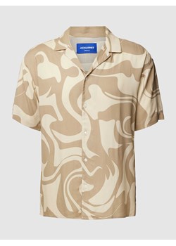 Koszula casualowa z wiskozy ze wzorem na całej powierzchni model ‘OCEANDAY’ ze sklepu Peek&Cloppenburg  w kategorii Koszule męskie - zdjęcie 168103928