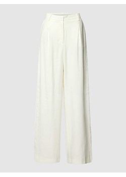 Spodnie materiałowe z wpuszczaną kieszenią ze sklepu Peek&Cloppenburg  w kategorii Spodnie damskie - zdjęcie 168104019