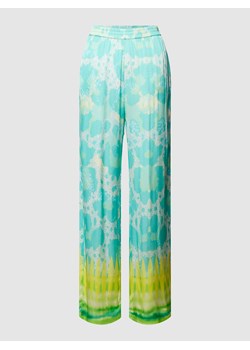Spodnie z wiskozy z nadrukiem na całej powierzchni ze sklepu Peek&Cloppenburg  w kategorii Spodnie damskie - zdjęcie 168104188