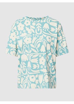 T-shirt we wzory na całej powierzchni ze sklepu Peek&Cloppenburg  w kategorii Bluzki damskie - zdjęcie 168104268