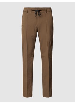 Spodnie materiałowe z ozdobnymi szwami model ‘Genius’ ze sklepu Peek&Cloppenburg  w kategorii Spodnie męskie - zdjęcie 168104496