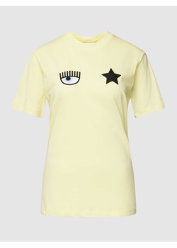 T-shirt z wyhaftowanym z motywem model ‘EYE STAR’ ze sklepu Peek&Cloppenburg  w kategorii Bluzki damskie - zdjęcie 168105739
