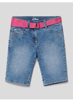 Szorty jeansowe o kroju slim fit z 5 kieszeniami ze sklepu Peek&Cloppenburg  w kategorii Spodenki dziewczęce - zdjęcie 168105887