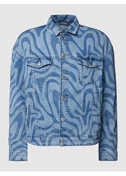 Kurtka jeansowa ze wzorem na całej powierzchni ze sklepu Peek&Cloppenburg  w kategorii Kurtki męskie - zdjęcie 168105945
