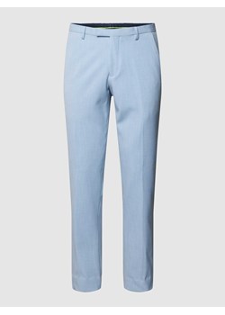 Spodnie do garnituru z fakturowanym wzorem ze sklepu Peek&Cloppenburg  w kategorii Spodnie męskie - zdjęcie 168105987
