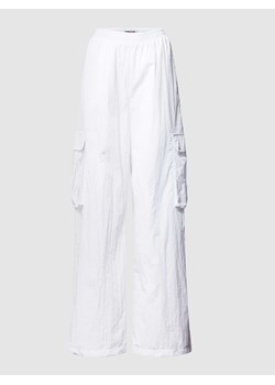 Spodnie typu track pants z naszywką z logo model ‘CLAIRE’ ze sklepu Peek&Cloppenburg  w kategorii Spodnie damskie - zdjęcie 168106058